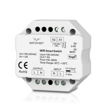 Контроллер  Tuya Wi-Fi для светильников TRIAC LAMPS 1CH*1,5A 220V 330W, Push DIM