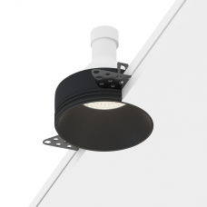 Встраиваемый светильник G-Lumi безрамочный черный (врезное отверстие 82мм), размер 80*43мм