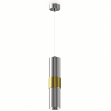 Подвесной светильник G-Lumi, "хром" со вставкой "золото"