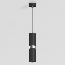 Подвесной светильник G-Lumi, черный со вставкой "хром", 245*60мм
