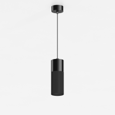 Подвесной светильник G-Lumi, "черный" со вставкой "черный хром", 245*60мм