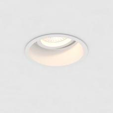 Встраиваемый светильник круглый белый поворотный Ф81мм