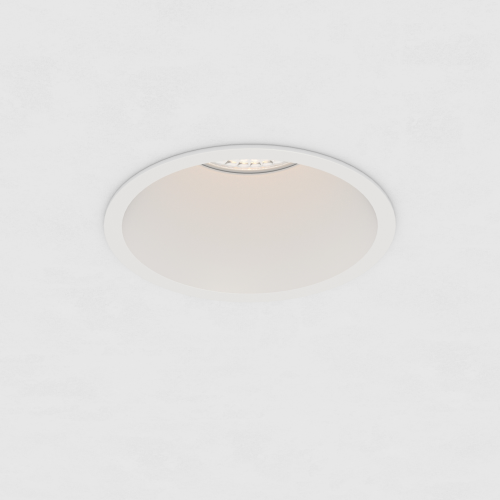 Встраиваемый светильник круглый белый Ф81мм