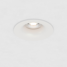 Встраиваемый светильник круглый белый Ф81мм влагозащищенный IP44