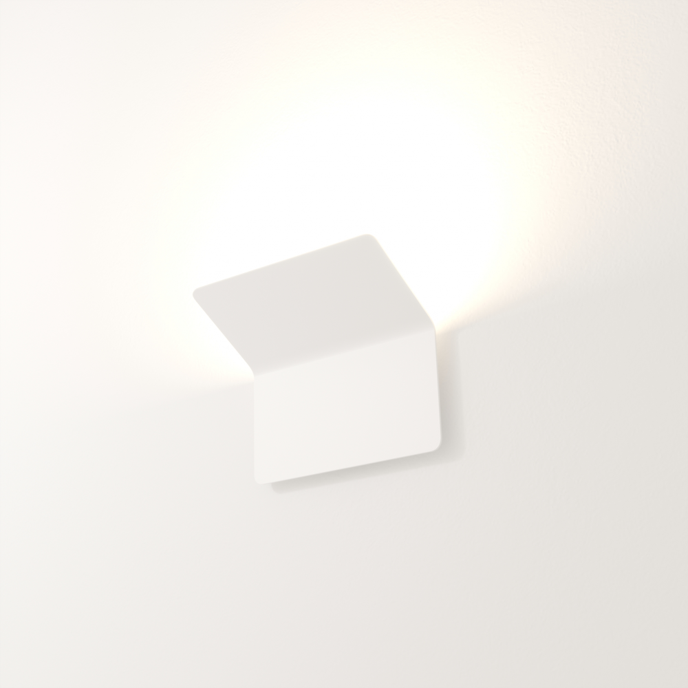 Настенный светильник GLOW белый, мод. DL-DOVA25W40S-white