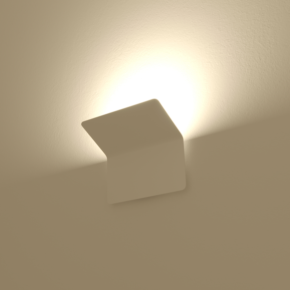 Настенный светильник GLOW белый, мод. DL-DOVA25W40S-white