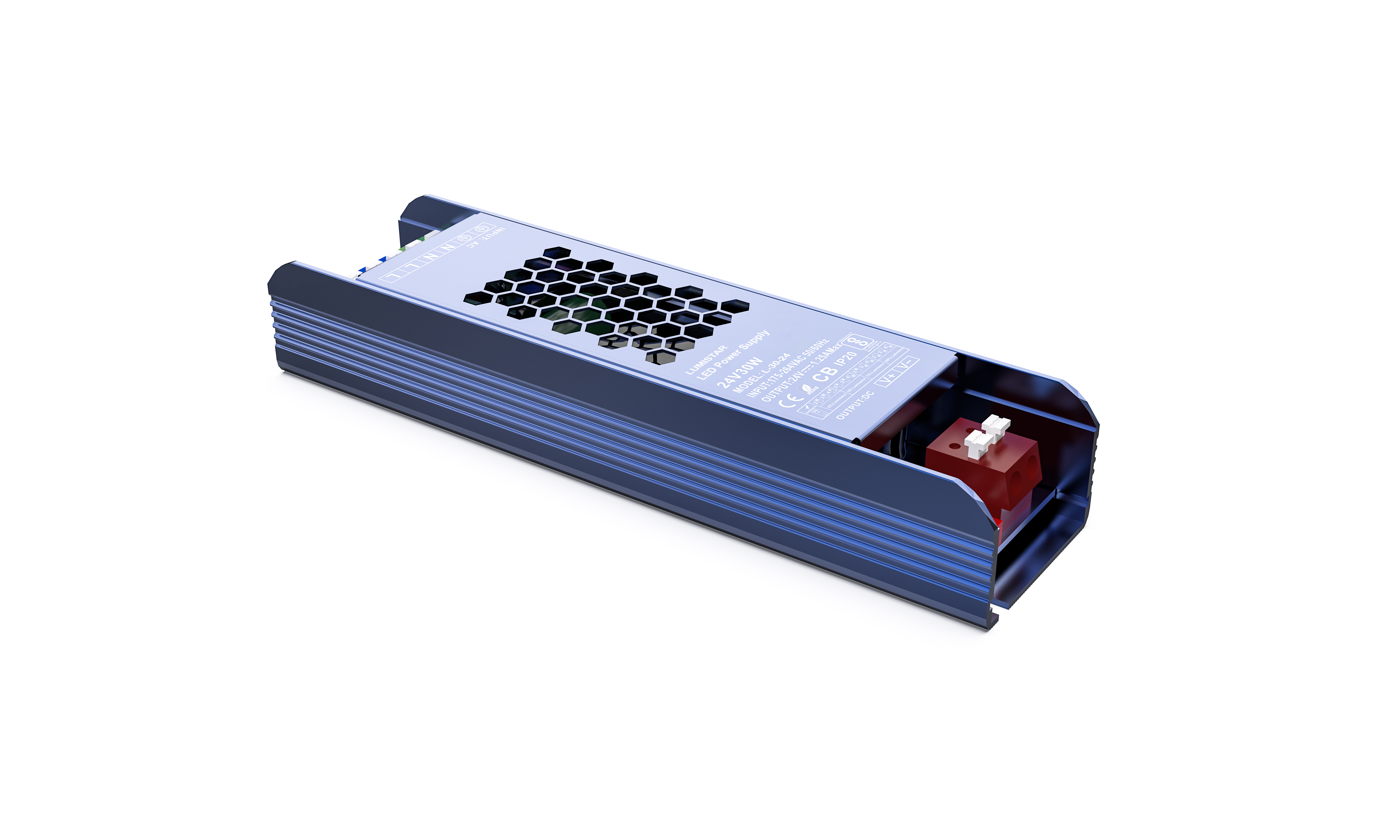 Блок питания Люкс компактный, 30W, 24V, мод. L-30-24